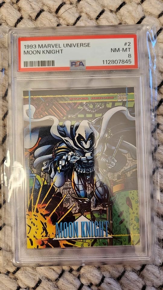 1993 Marvel Universe #2 Moon Knight PSA 8