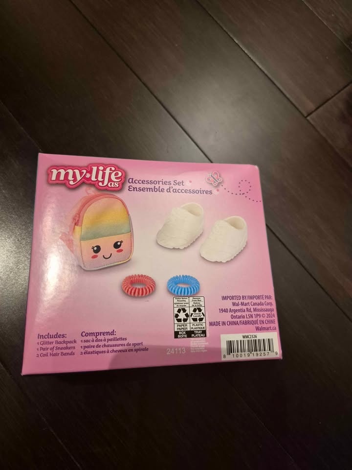 My Life Doll Set Accessories (Sneakers, Hair Ties, Backpack) - photo 2