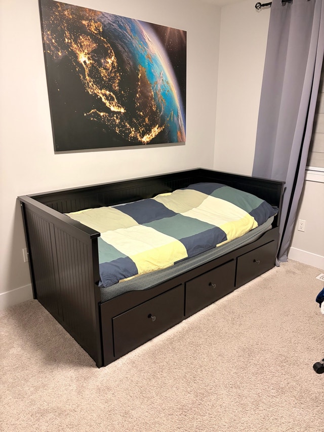 Twin Daybed Frame with 3 Drawers