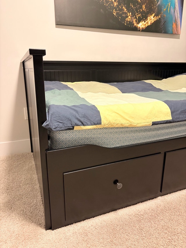 Twin Daybed Frame with 3 Drawers - photo 2
