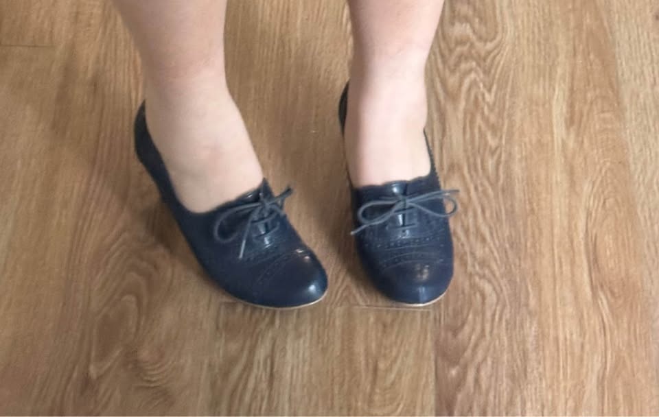 vintage oxford leather heels - photo 4