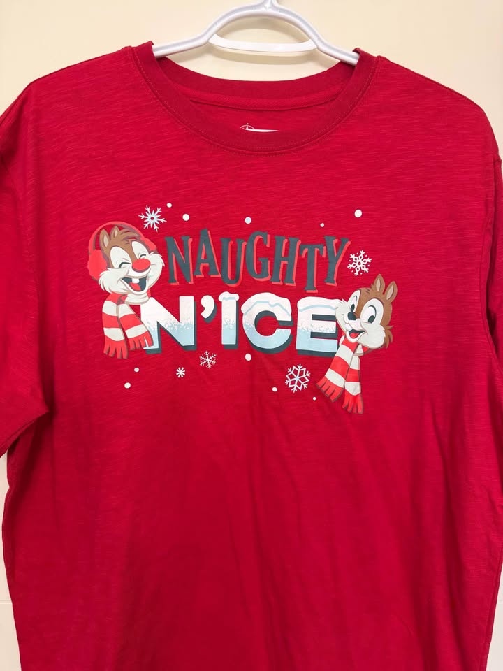 Disney Chip & Dale Naughty Nice T-shirt large - photo 2
