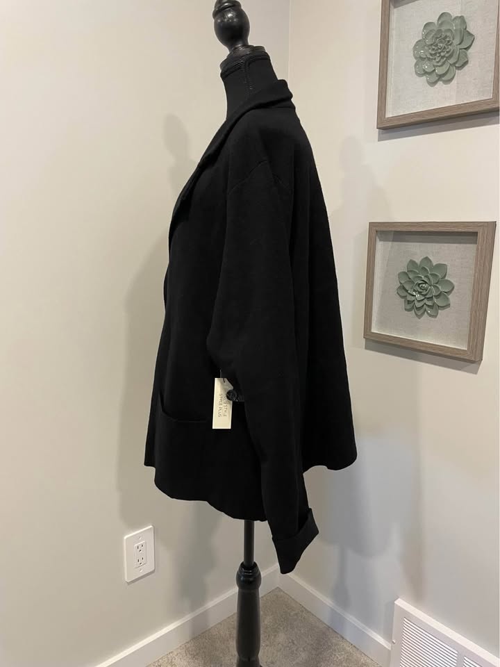 Brand New! Adrienne Vitadini Black Cardigan Size 3X - photo 3
