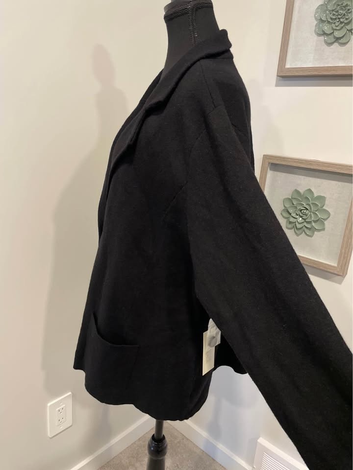 Brand New! Adrienne Vitadini Black Cardigan Size 3X - photo 4
