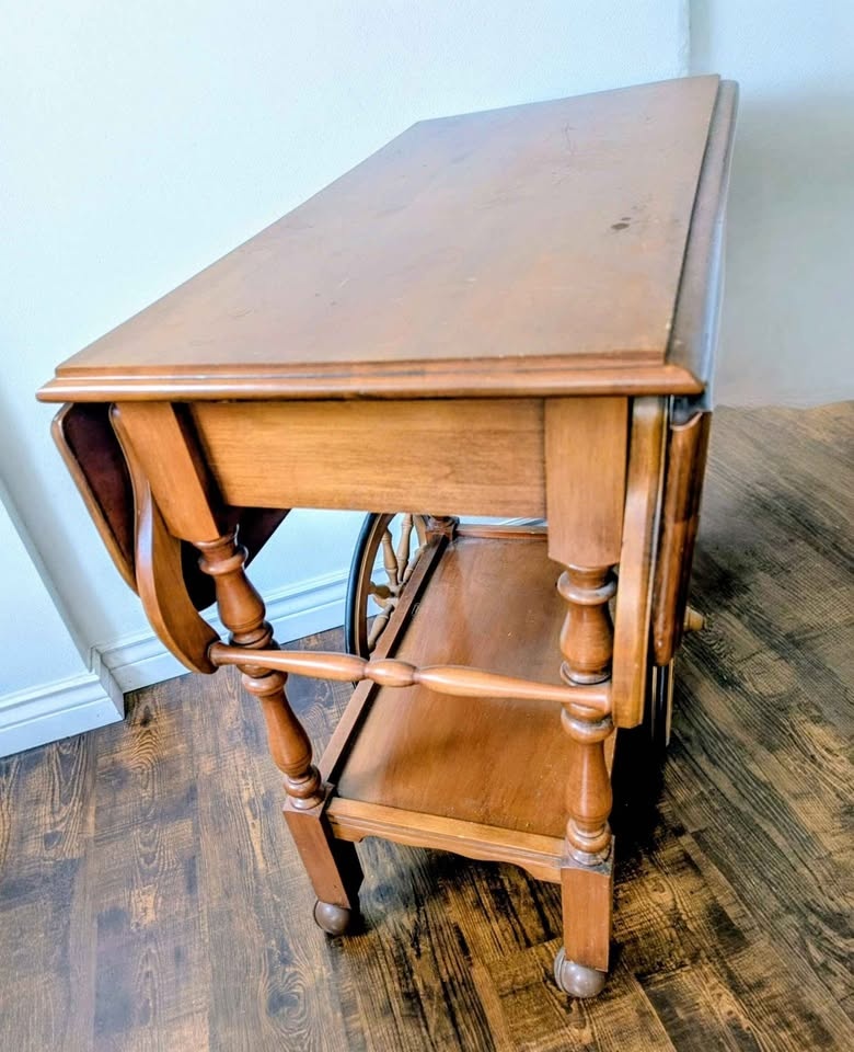 Antique Bar Cart/Serving Cart - photo 3