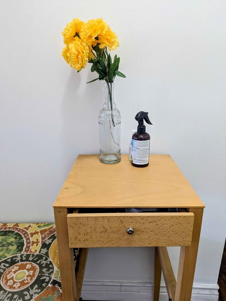 Mid century entry way bench - photo 3