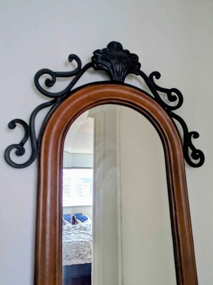 Vintage full length wall mirror - photo 2
