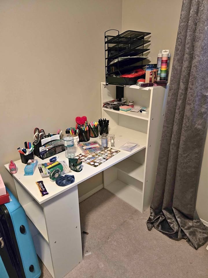White desk
