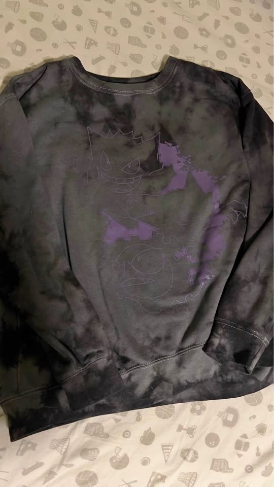 hot topic gengar evolution pokémon sweater