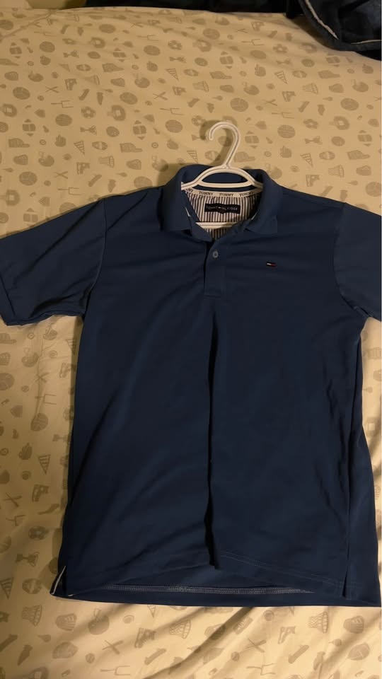 blue tommy hilfiger polo tshirt - photo 2