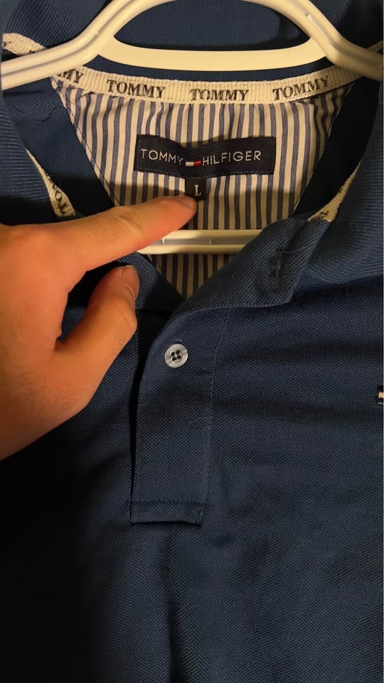 blue tommy hilfiger polo tshirt - photo 3