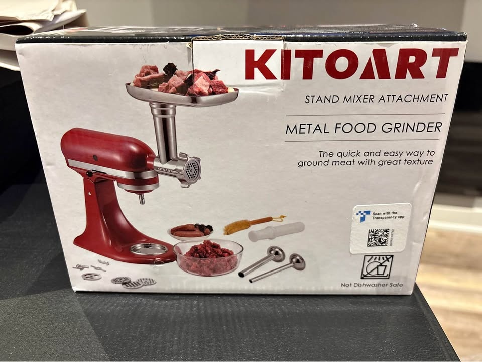 Metal food grinder