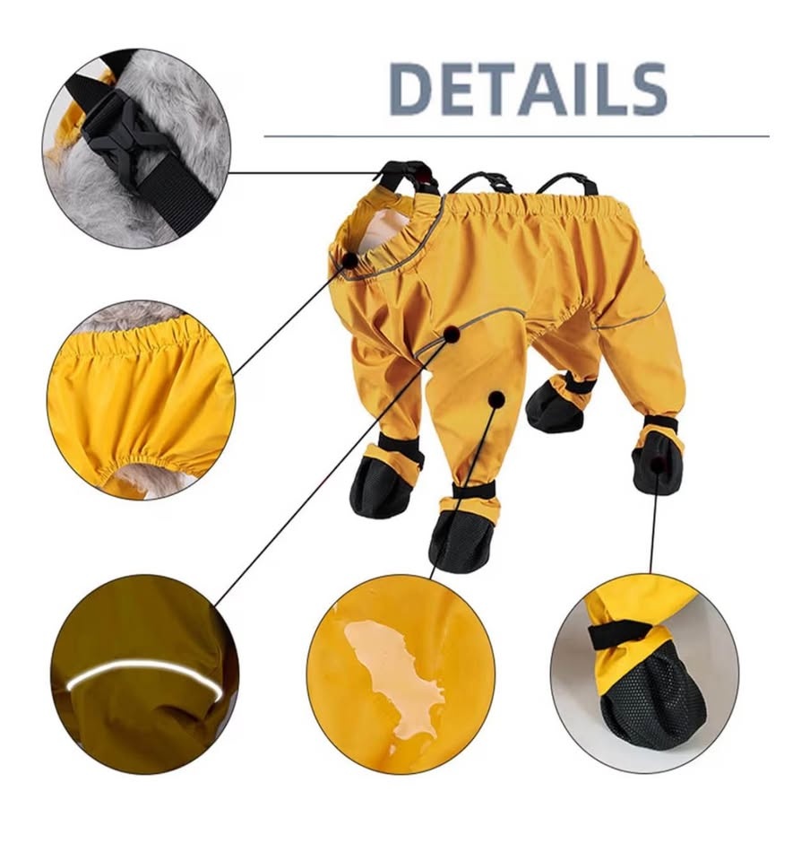 SMALL Waterproof Dog Boots w/ Suspenders - photo 3