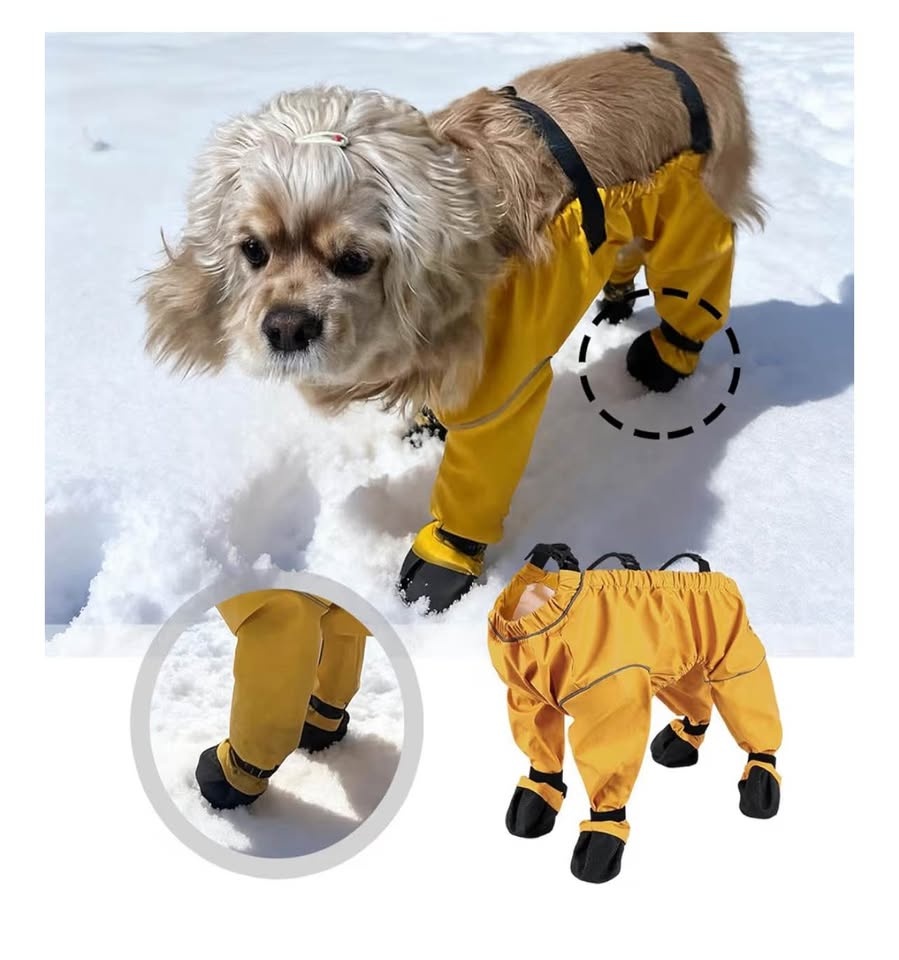 SMALL Waterproof Dog Boots w/ Suspenders - photo 4
