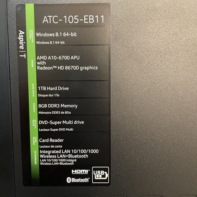 Acer Aspire Desktop AMD A10 - photo 3