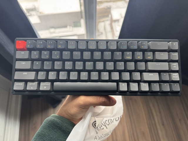 Keychron K6 mechanical keyboard w/ RGB / aluminum frame - photo 3