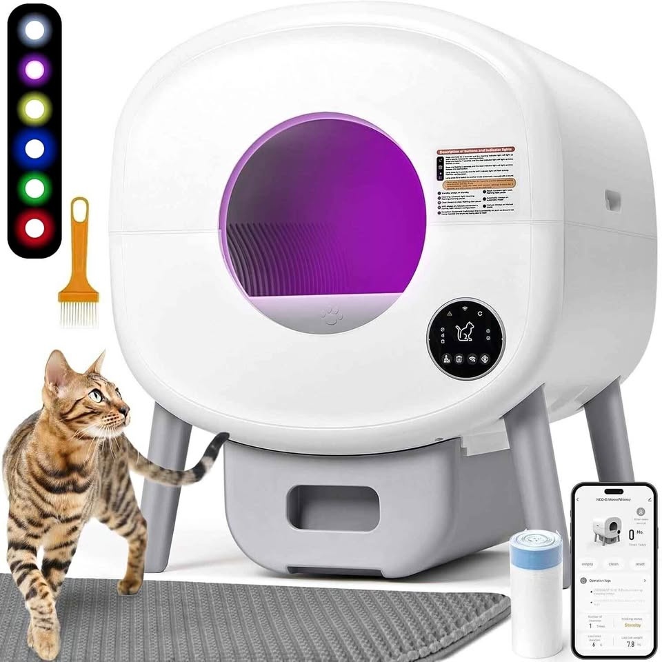 Automatic Cat Litter Box with App Control XL