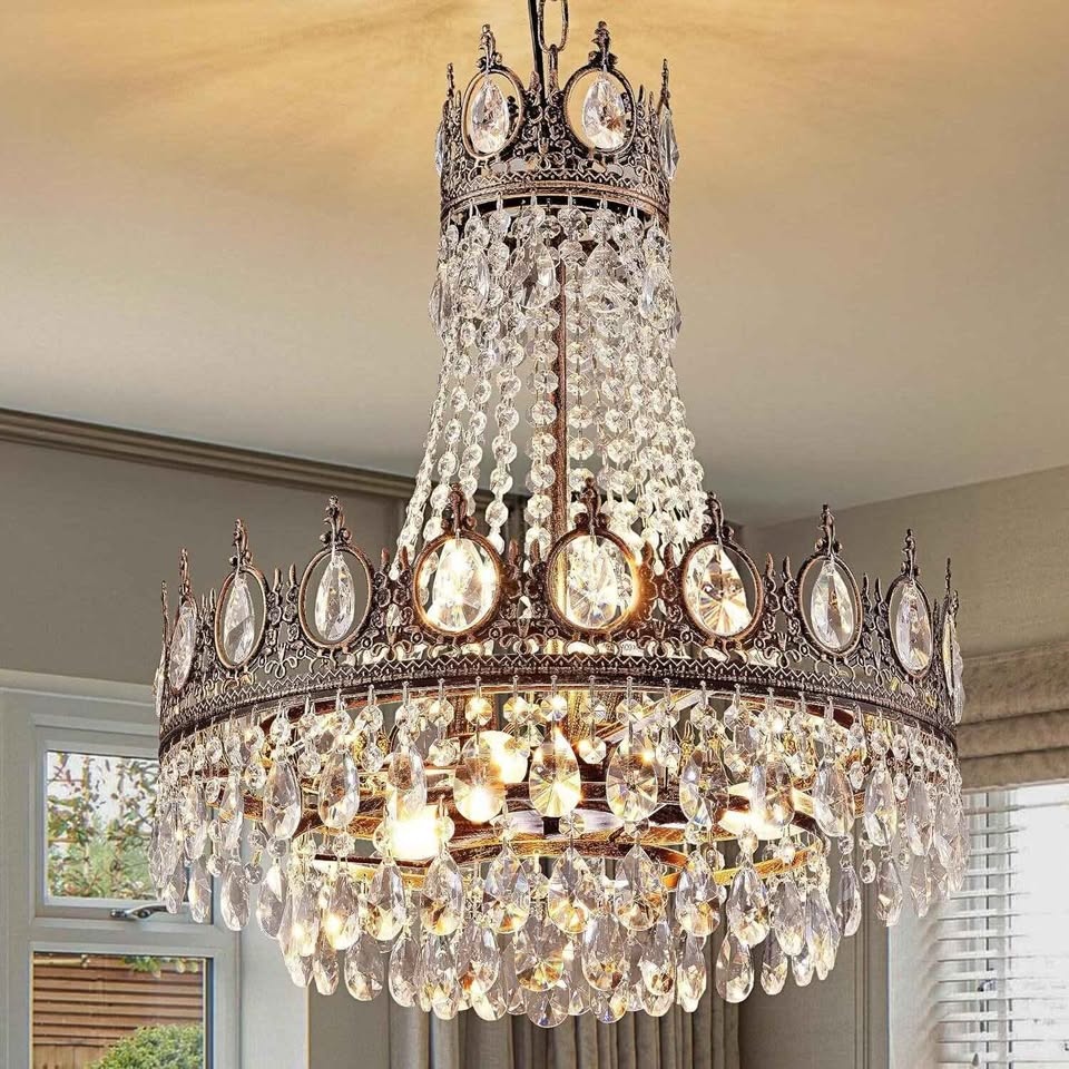 TOCHIC French Empire Crystal Chandelier 6-Light - photo 2