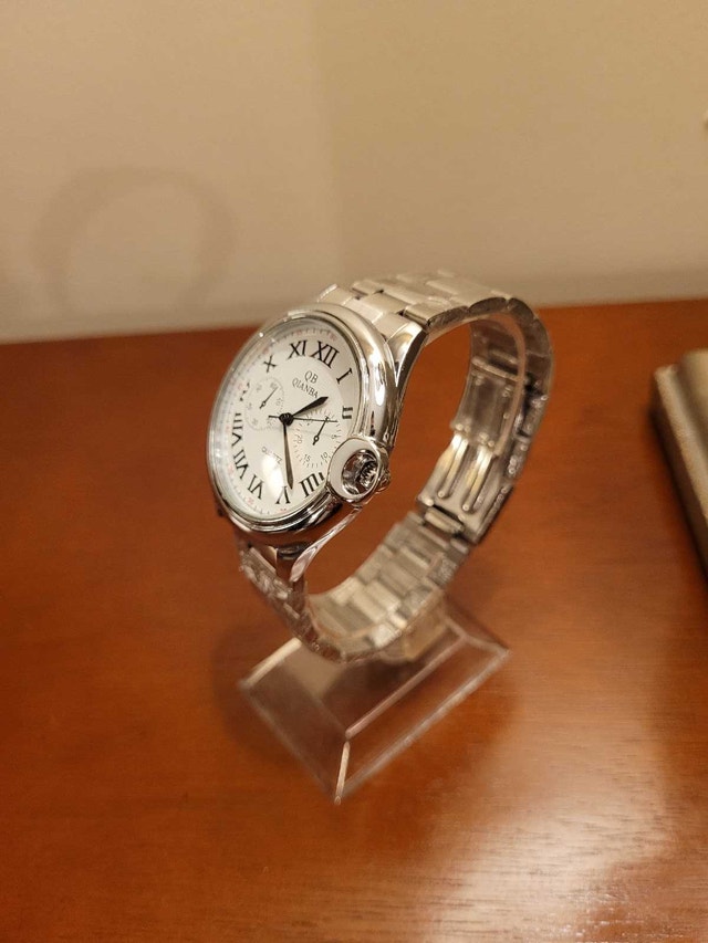 Brand New Silver Qianba Quartz Men's Watch - photo 2