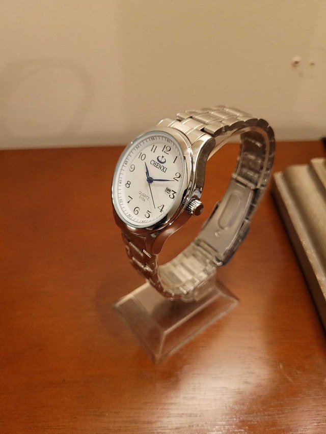 Chenxi Silver and White Quartz Men's Watch - photo 2