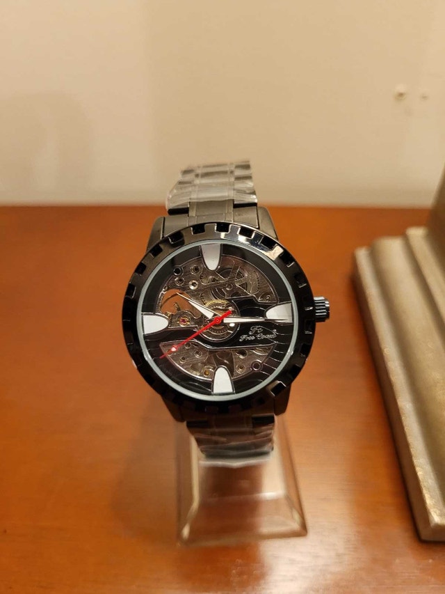 Brand New Black Automatic Men’s FC Free Crane Watch