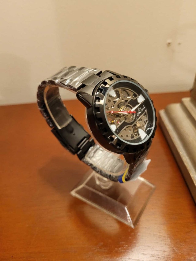 Brand New Black Automatic Men’s FC Free Crane Watch - photo 3
