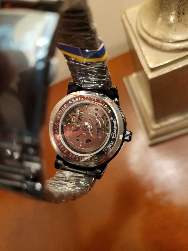 Brand New Black Automatic Men’s FC Free Crane Watch - photo 4