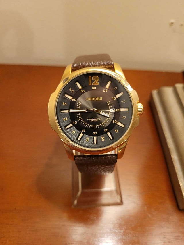Brand New Gold Men’s Curren Fashion Watch