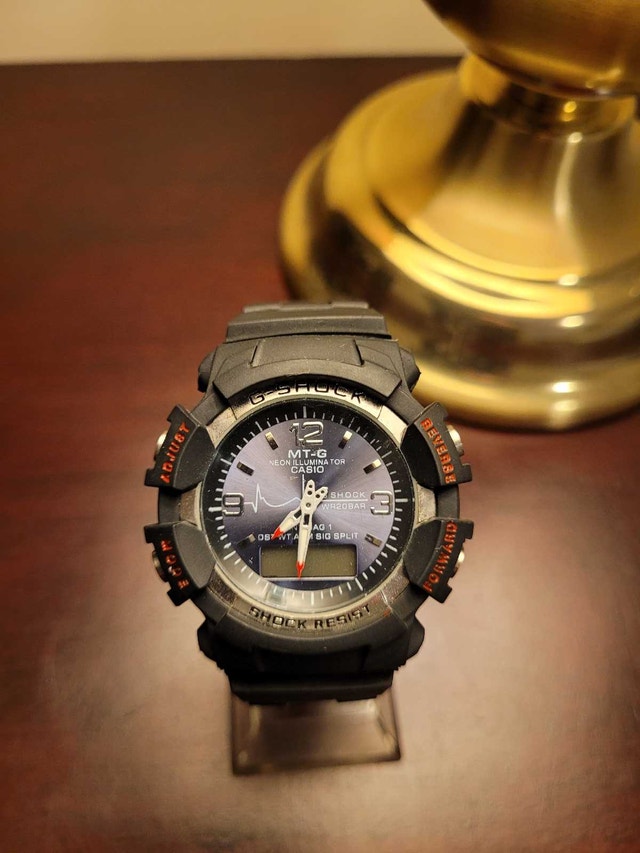 Rare G-Shock MT-G Neon Illuminator Casio Men's Watch