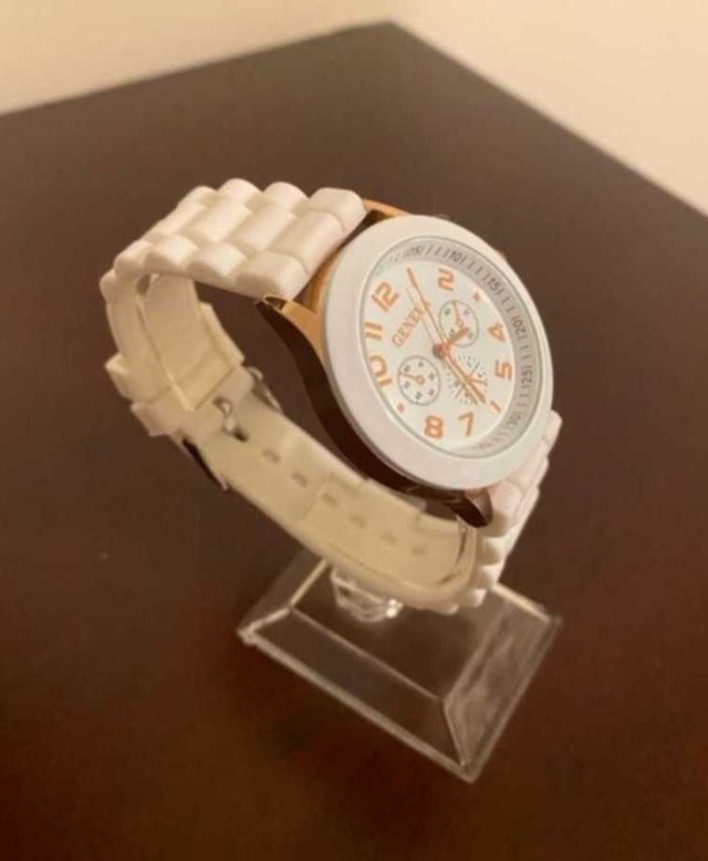 Brand New Geneva Pearl White Watch with Gold Accents - photo 3