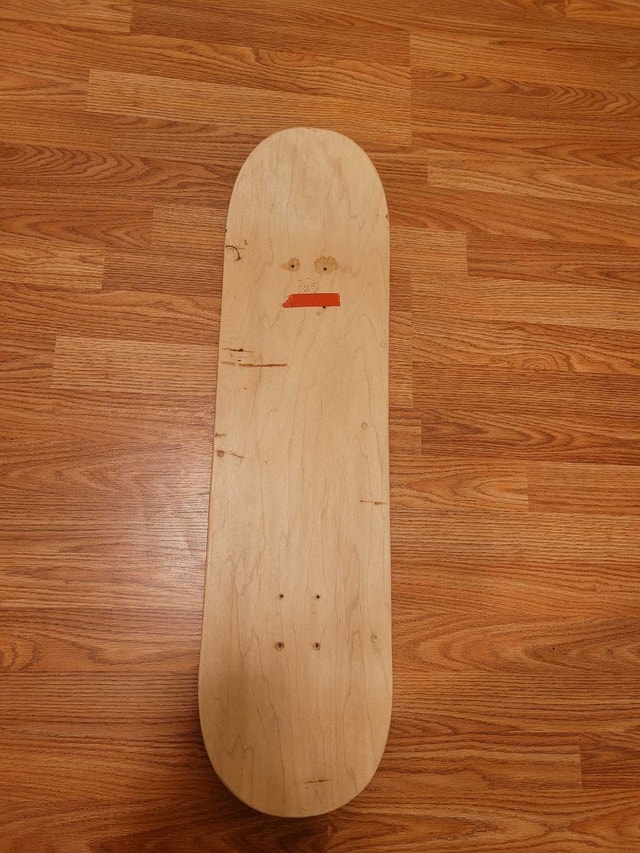Natural Wood Skateboard Deck - photo 3