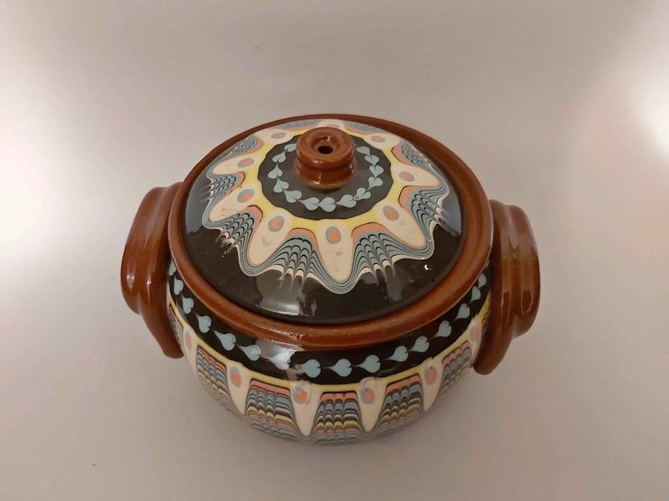 Traditional Bulgarian hand-made clay pot