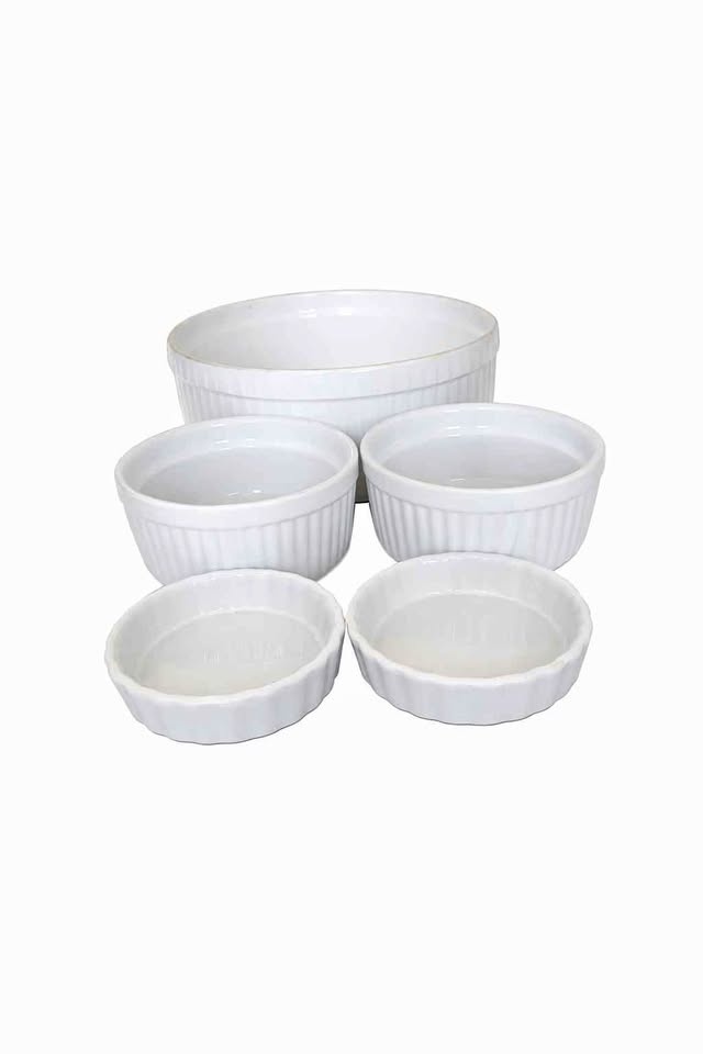 White Porcelain Ramekin Set
