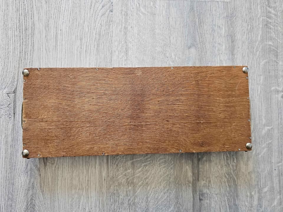 Vintage hand painted tray - photo 5