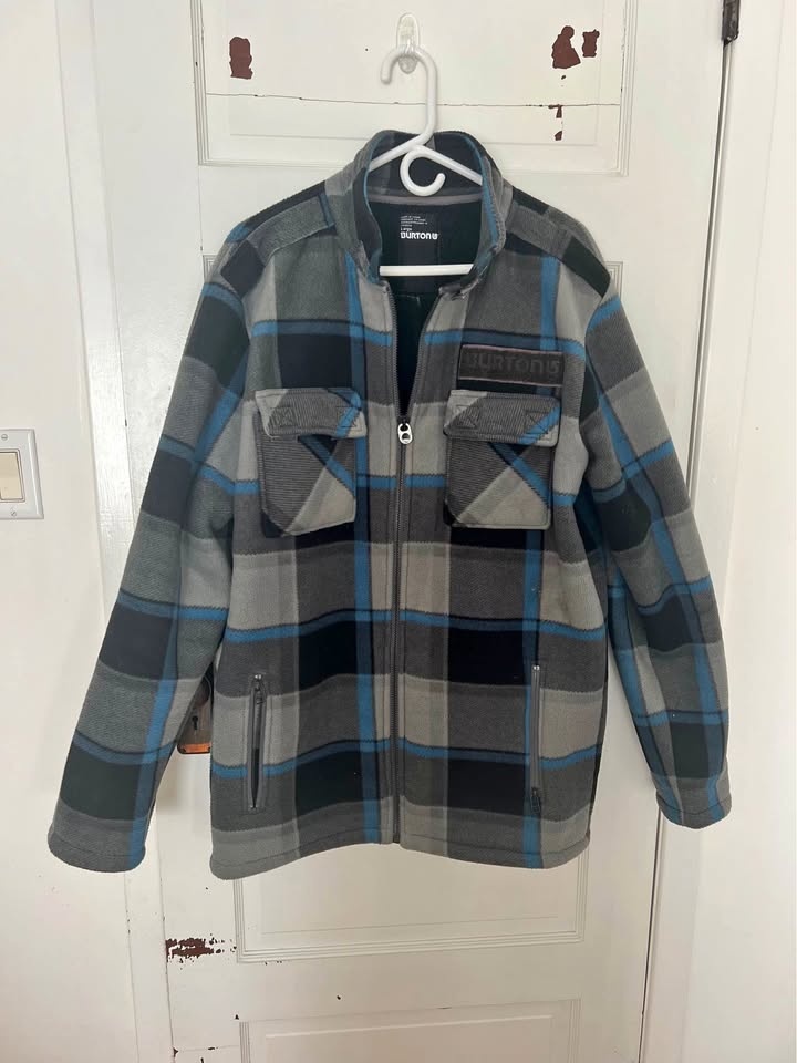 Burton Fleece Coat. Men’s Large