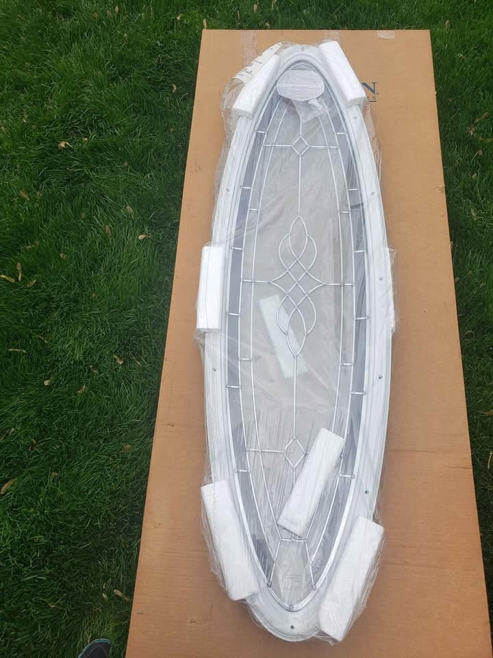 Glass door insert