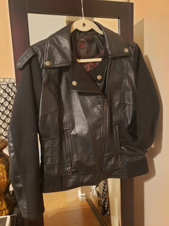 Vegan leather jacket