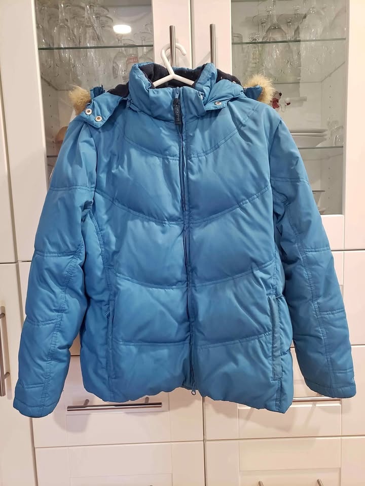 Feather filled winter jacket