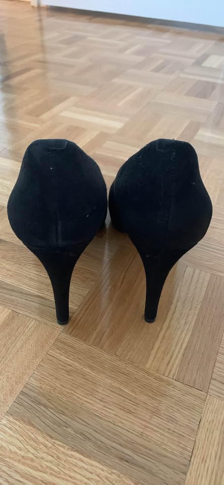 Nine West Black Suede High Heel Shoes - photo 2