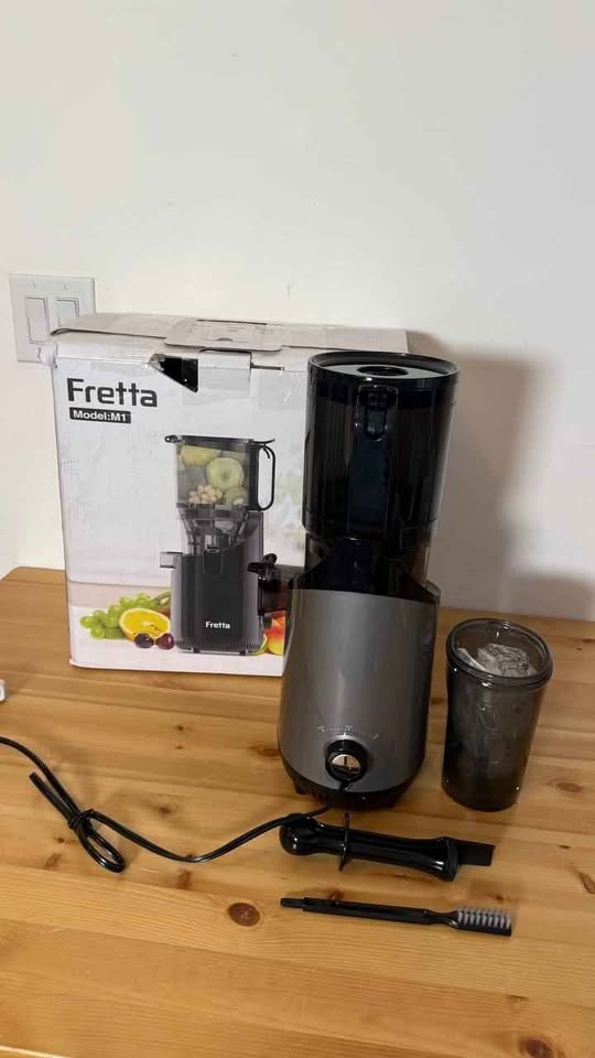 Fretta Cold Press Juicer Wide Feed Chute, New - photo 2