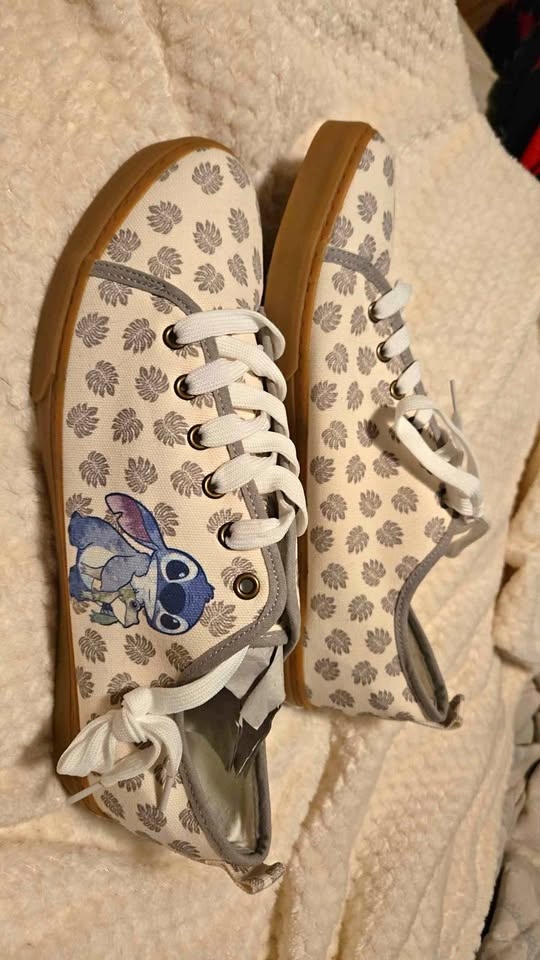 BRAND NEW STITCH WITH FROG SHOES SIZE 10