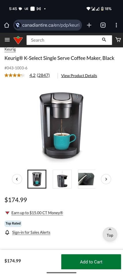 Kuerig K-Select Coffee Machine - photo 2