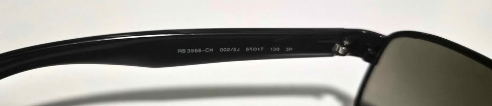 Ray Ban RB 3566-CH Chromance Polarized Sunglasses - photo 3