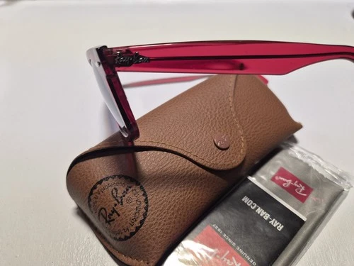 Ray Ban Classic Wayfarer RB 2140 Transparent Red/Blue - photo 3