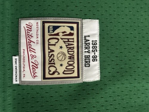 Small Larry Bird Celtics Chinese New Year Mitchell & Ness Jersey - photo 2