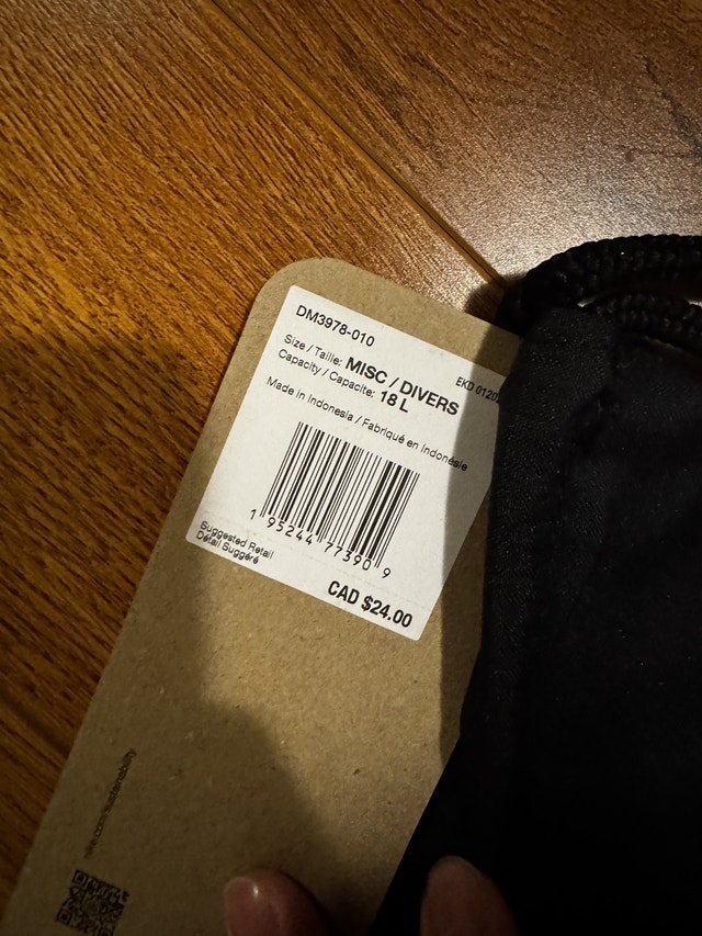 Black Nike Drawstring Bag - photo 3