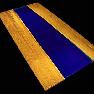 Blue Transparent epoxy table