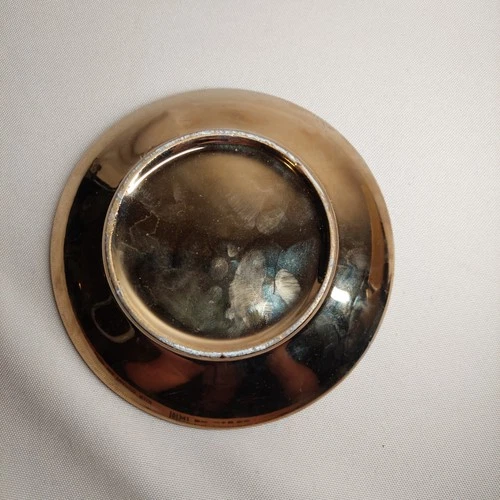 Vintage Saint Anthony Plate | Gold Gilt | 6” - photo 3