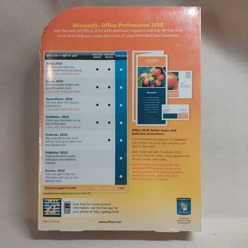 SEALED Microsoft Office Professional 2010 - photo 2