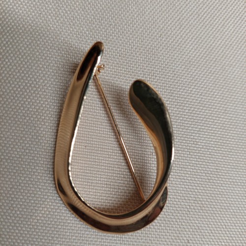 Vintage Animal Brooch Lot – Panther, Bird & Modernist Teardrop P - photo 5